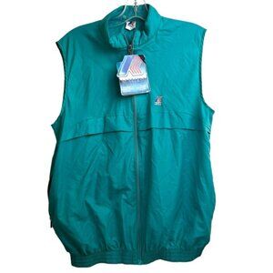 K-WAY Vintage NEW Water Resistant Vest Windproof Packable Lightweight Zip Jacket